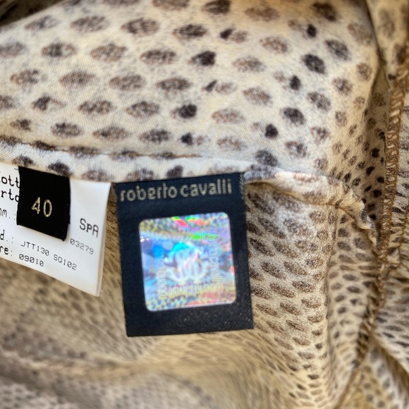 Genuine Roberto Cavalli Mini, Animal Print Wrap Dress - Picture 14 of 16